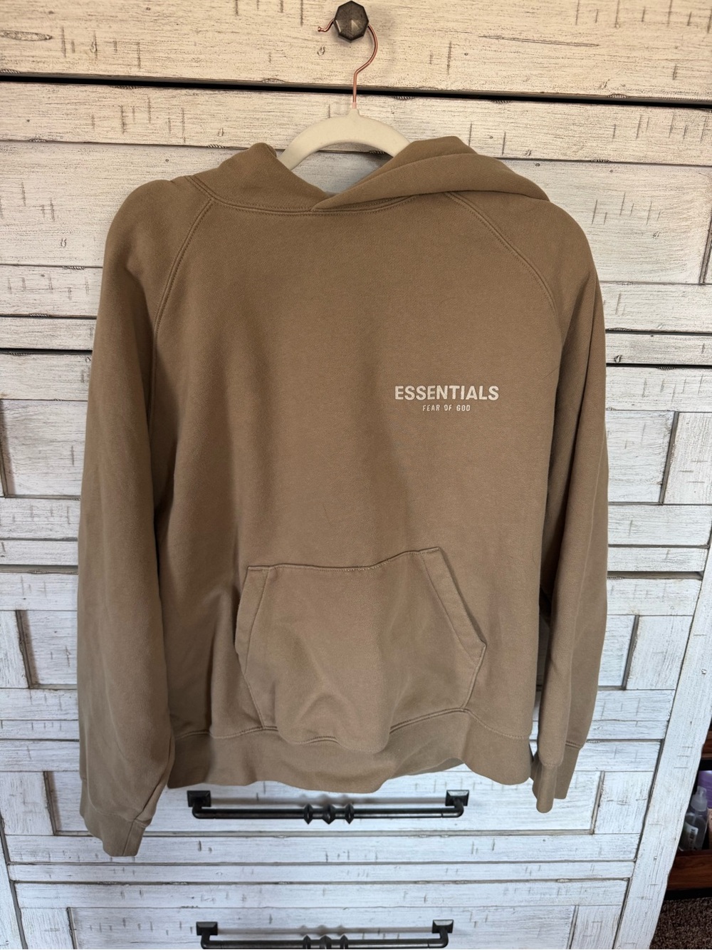 Staple Brown Pullover Hoodie with Front Pocket